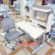 Bàn Học Sinh Chống Gù S04 Màu Ghi Không Ghế Bàn Học Sinh Chống Gù S04 Màu Ghi Không Ghế